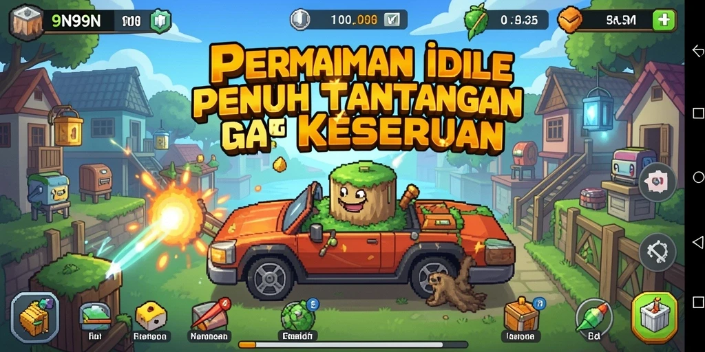 Tampilan gameplay <strong>9N9N</strong> dengan karakter dan suasana yang menarik.