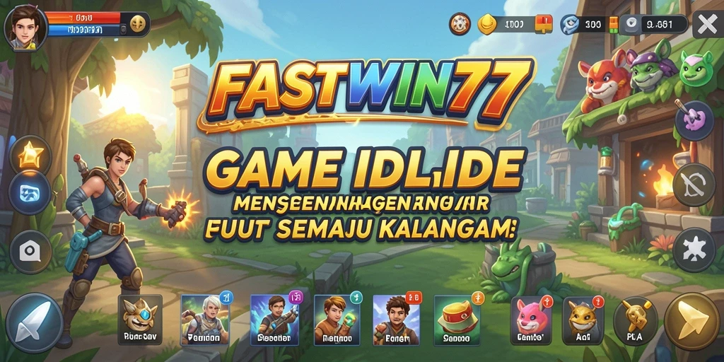 Tampilan gameplay FASTWIN77 menampilkan aksi seru dan mekanisme Idle yang menarik.
