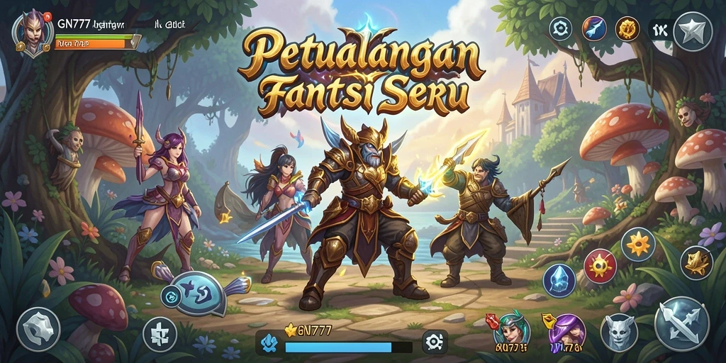 Screenshot gameplay GN777 menampilkan aksi seru dalam petualangan RPG.