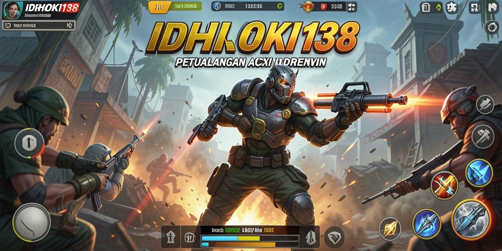 Tampilan gameplay yang menegangkan di IDRHOKI138 dengan aksi cepat.