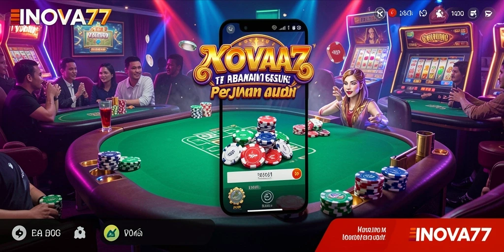 Tangkapan layar gameplay Kasino yang mendebarkan di INOVA77.