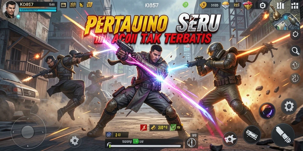 Screenshot KO857 menampilkan aksi pertarungan yang mendebarkan dan grafis mengesankan.
