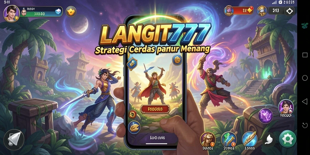 Tampilan menawan dari battlefield dan strategi pertempuran di LANGIT777.