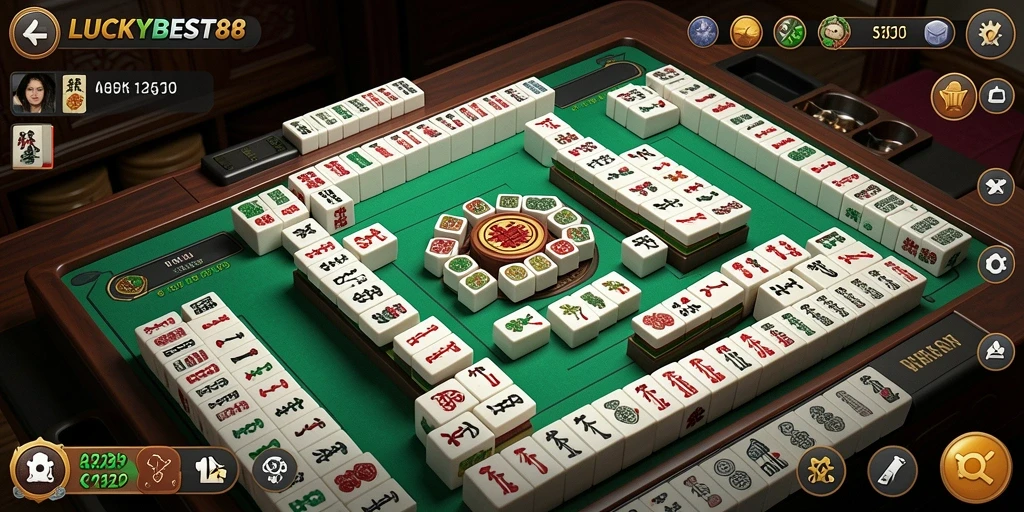 Screenshot utama <strong>LUCKYBEST88</strong> menampilkan gameplay Mahjong yang menarik dan seru.