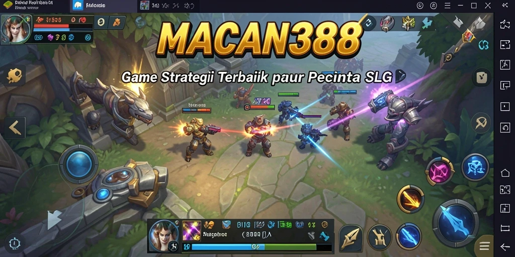 Gameplay <strong>MACAN388</strong> menampilkan strategi membangun kerajaan yang mendebarkan.