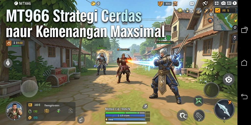 Tampilan gameplay menarik dari MT966 dengan elemen strategi yang mendalam.