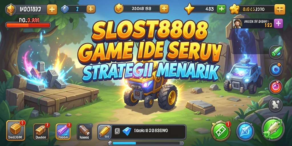 Tampilan gameplay SLOST8808 dengan strategi dan kemajuan otomatis.