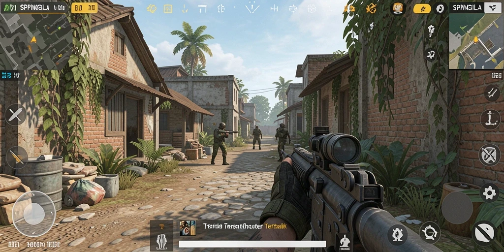 Pengalaman gameplay seru di SPINGILA dengan aksi tembak-menembak intens.