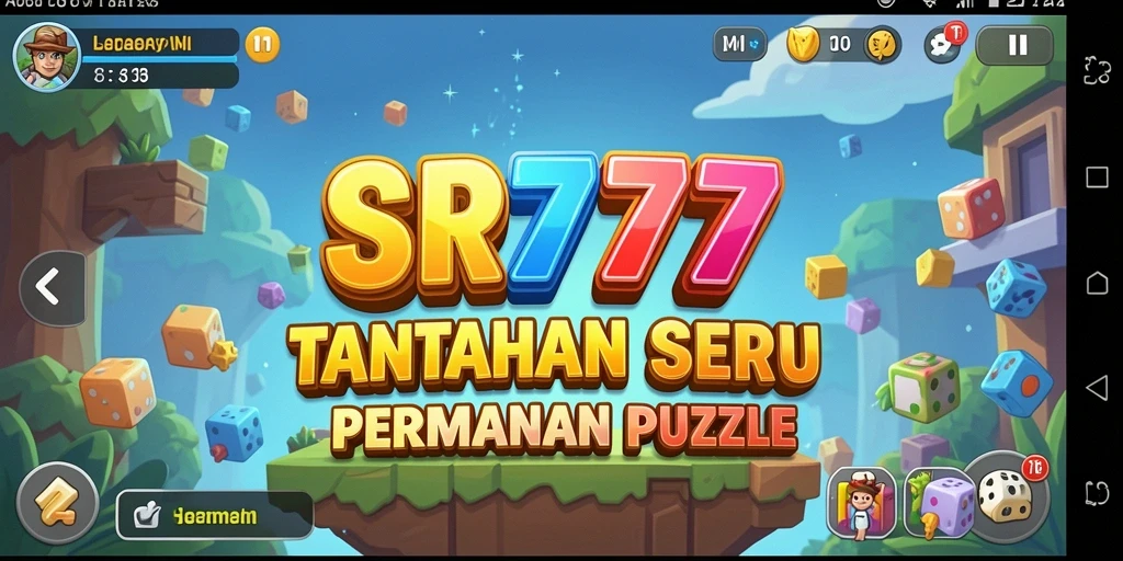 Screenshot gameplay SR777 menampilkan tantangan puzzle yang menarik.