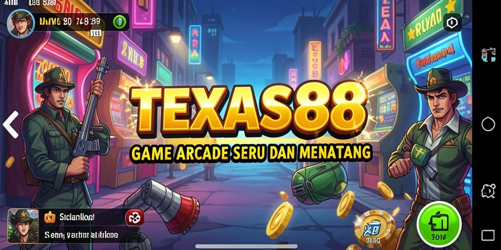 Gameplay seru dari TEXAS88 yang menguji keterampilan Anda.