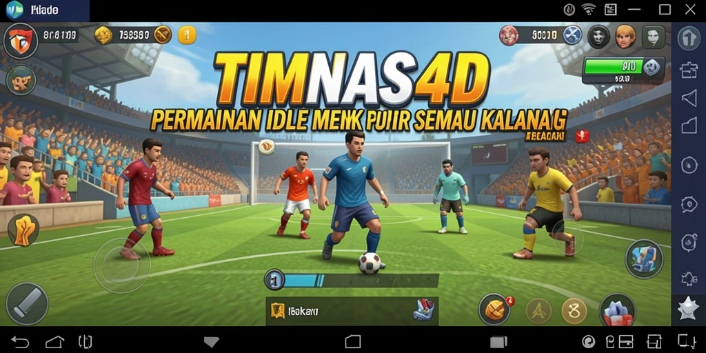 Tampilan gameplay seru dari TIMNAS4D dengan karakter yang menarik.