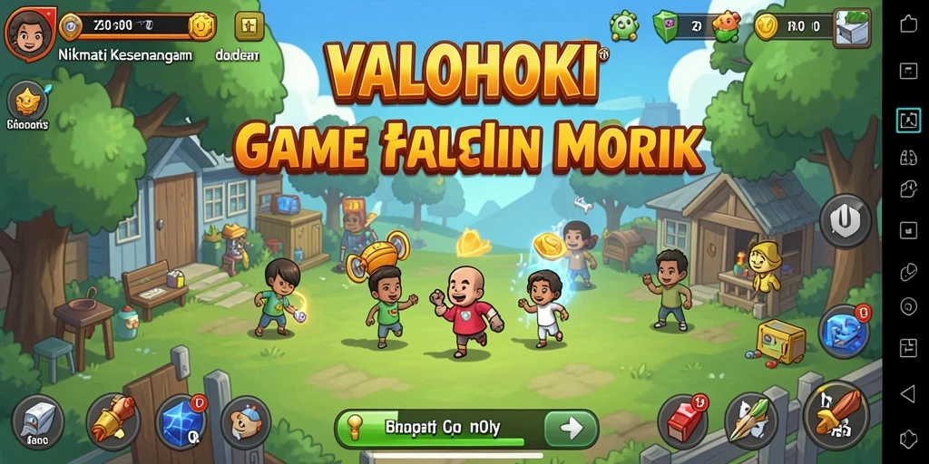 Tampilan gameplay VALOHOKI yang menarik dan menyenangkan.